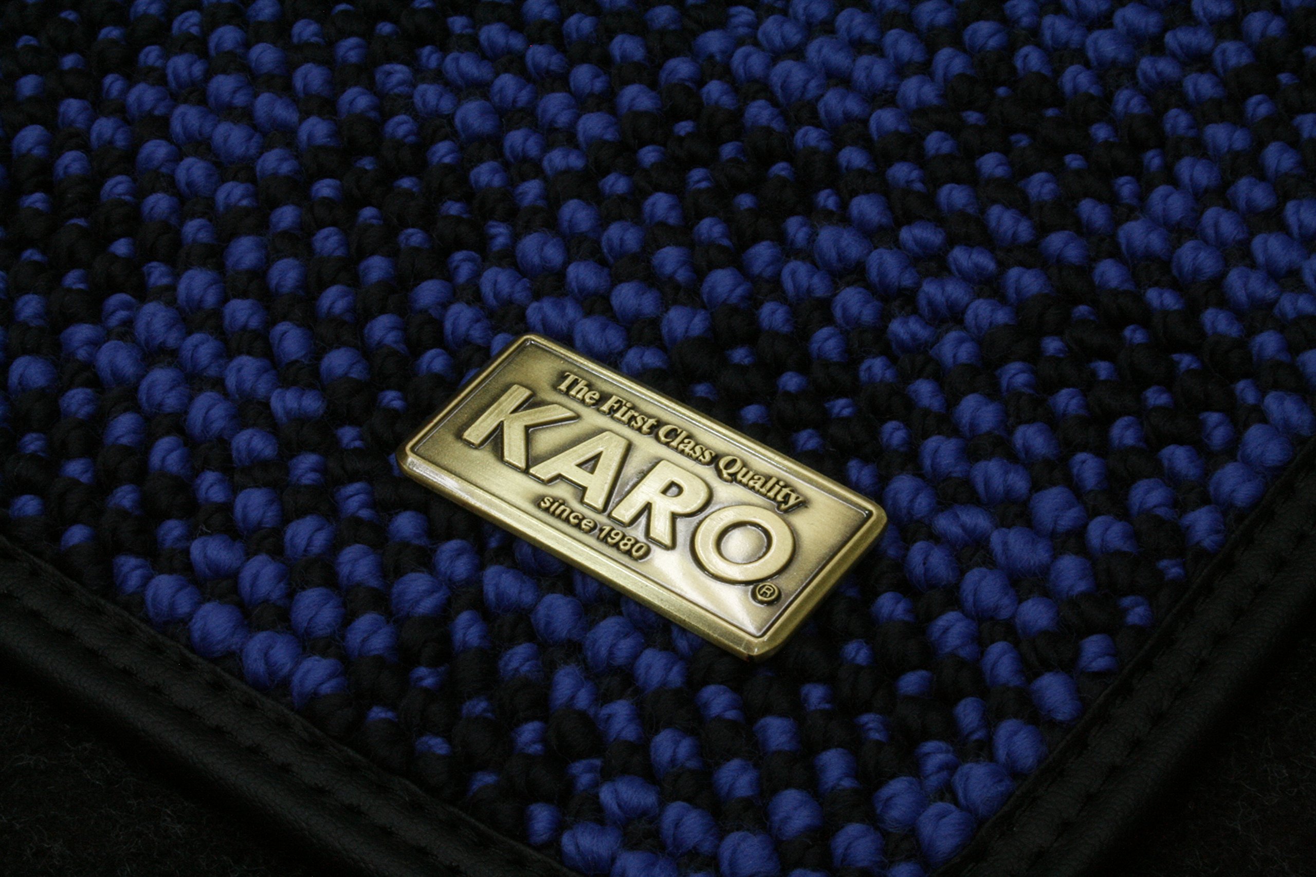 Amazon | KARO(カロ) フロアマット FLAXY ブリリアントブルー MERCEDES